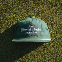 Load image into Gallery viewer, Greenish Script - Leather Strapback
